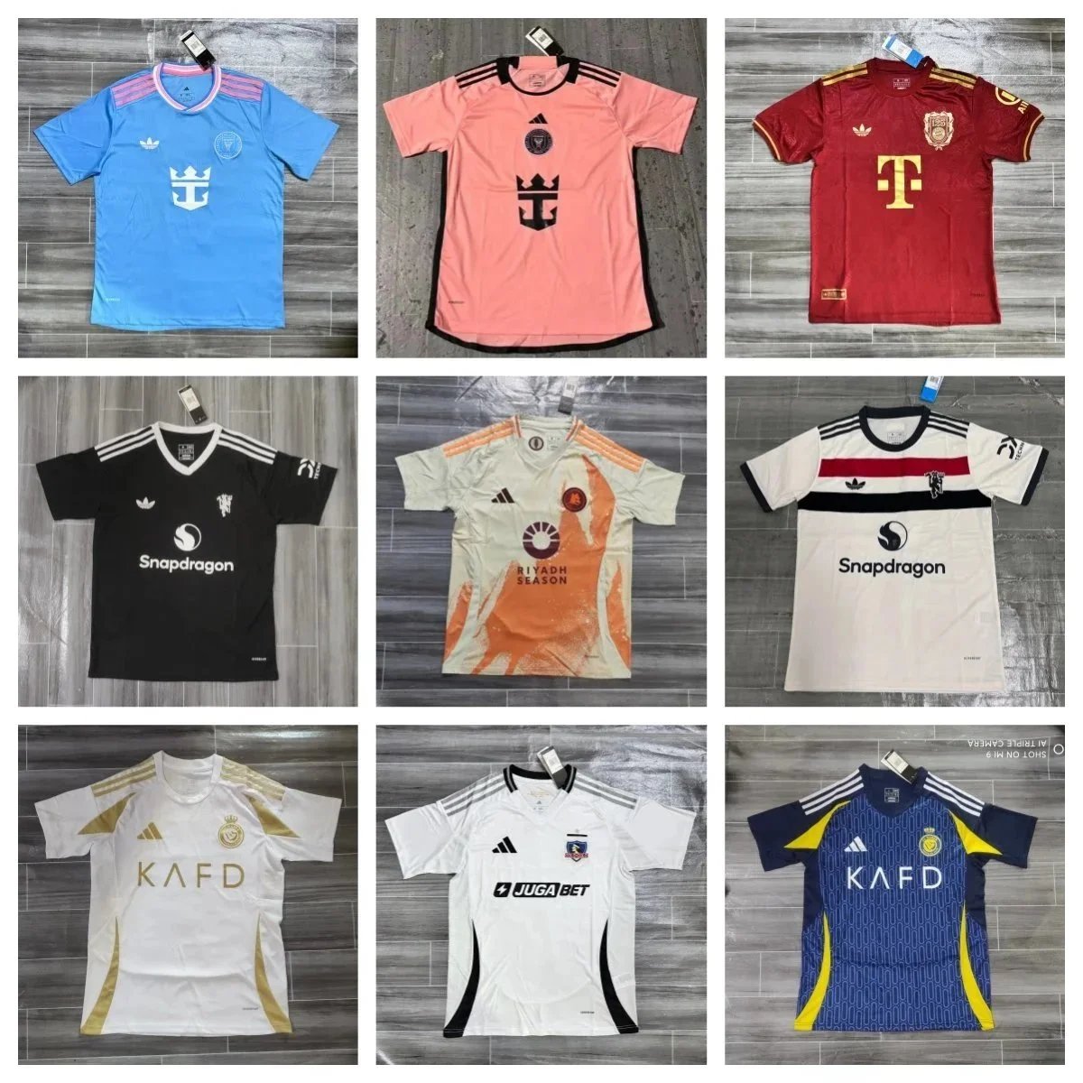Adidas Inter Miami CF 2023-24 Away Jersey Light Blue Pink Crown Logo