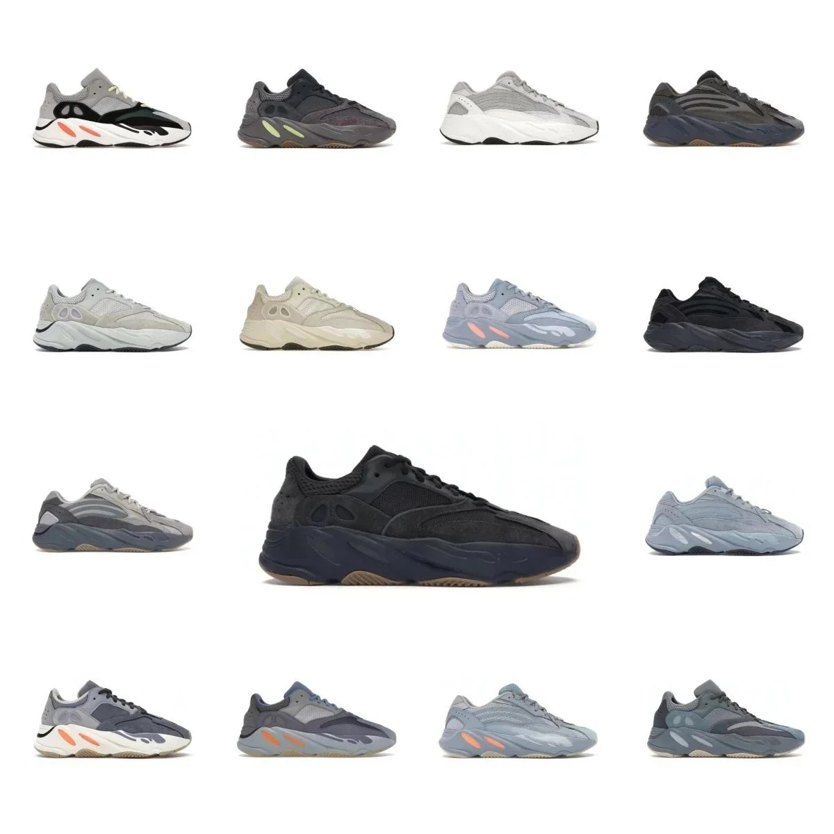 Adidas Yeezy 700 V2 Static Grey Black Mesh Upper Boost Sole