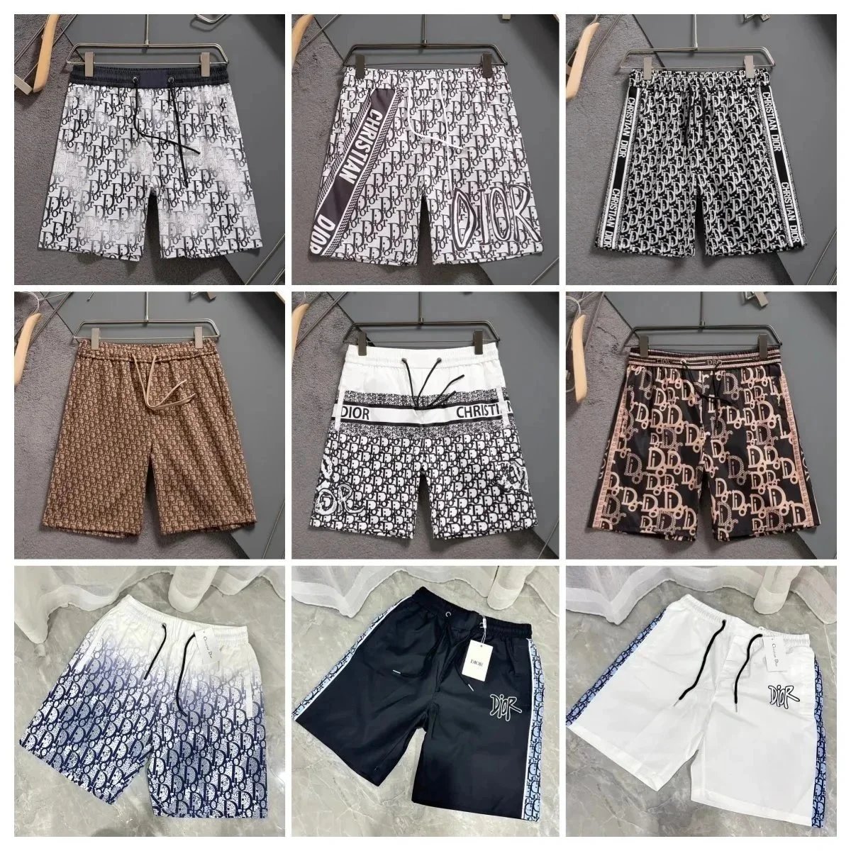 Dior Oblique Print Swim Shorts - Monogram Pattern Beachwear