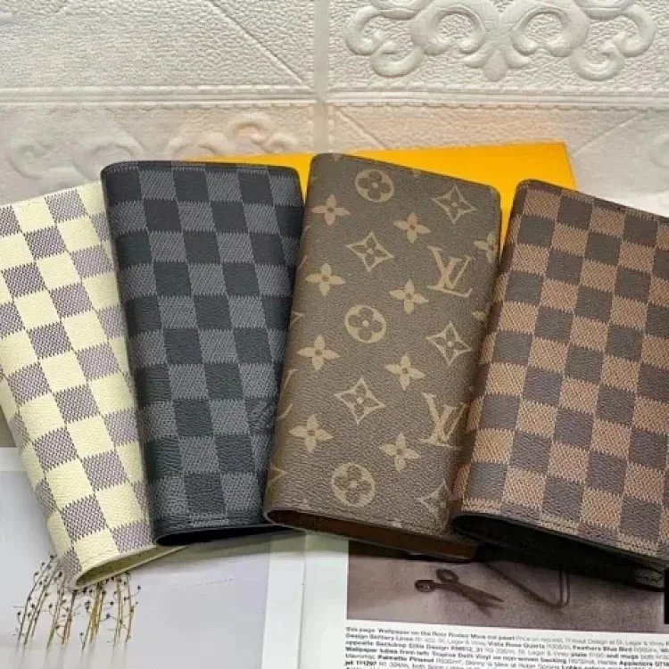 Louis Vuitton Damier Ebene and Monogram Long Wallets Collection