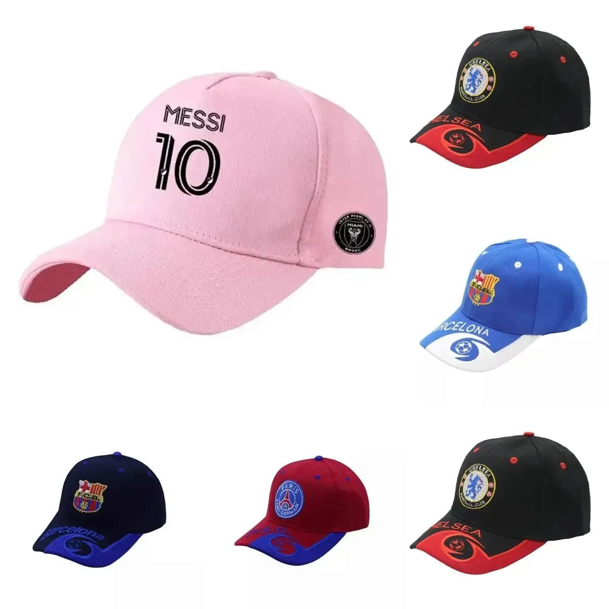 Messi 10 Pink Baseball Cap with Miami FC Patch