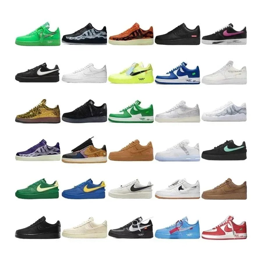 Nike Air Force 1 Off-White Volt Green Collaboration Sneaker