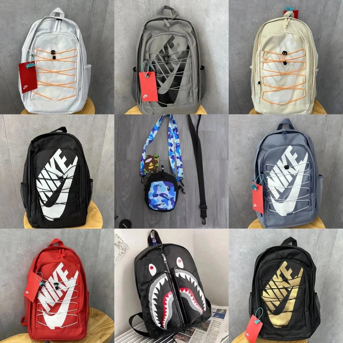 Nike Heritage Backpack with Crisscross Strap Design