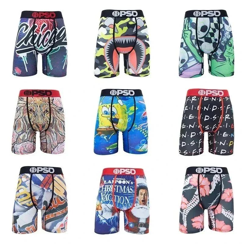 PSD Chicago Graffiti Boxer Briefs - Bold Street Art Design